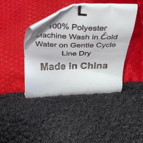 Large Dog Coat Red Lightweight Rain Jacket Reflective Strip Adjustable Pet - Picture 5 of 7